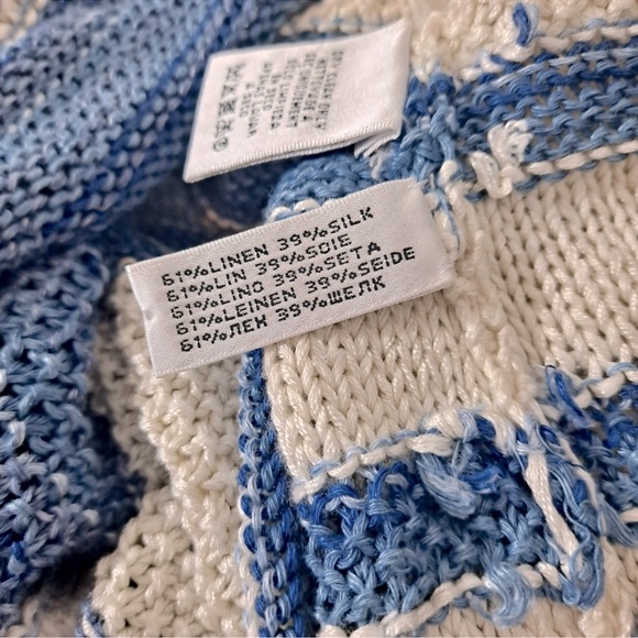 Ralph Lauren Blue & White Knit Dress - Picture 4 of 5